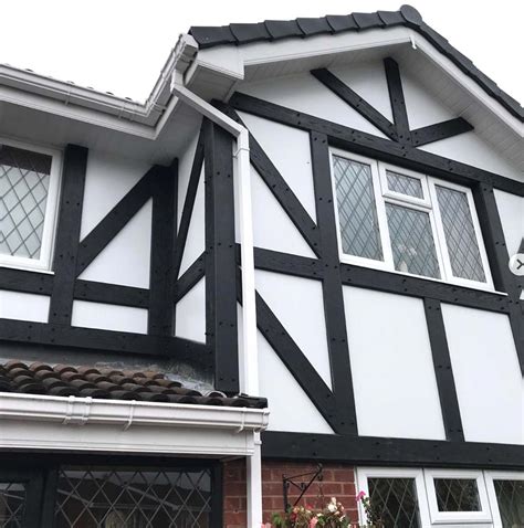 mock tudor wood replacement|mock tudor house fronts.